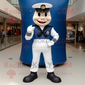 Navy Acrobat maskot kostume...