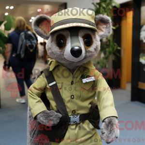 Maskottchen eines Olivmaki...
