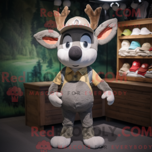 Mascot character of a Gray...