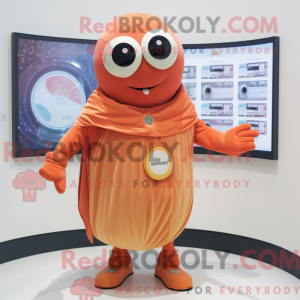 Mascot character of a Peach...
