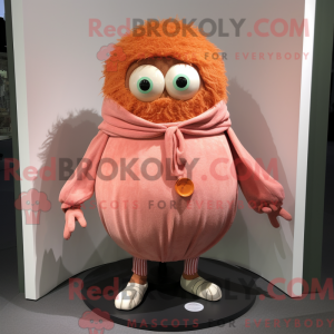 Mascot character of a Peach...
