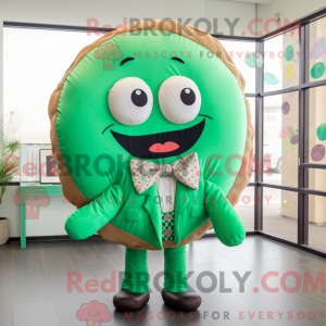 Mascot character of a Green...