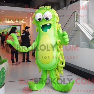 Mascot character of a Lime...