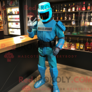 Personagem de máscara de um...