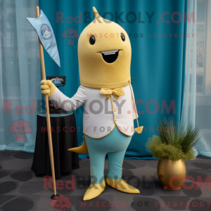 Mascot karakter van een...