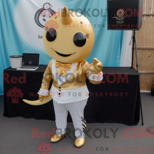 Mascot character of a Gold...