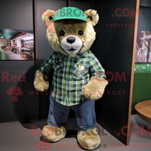 Personaje mascota de un oso...