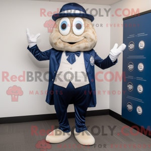 Mascot character of a Navy...