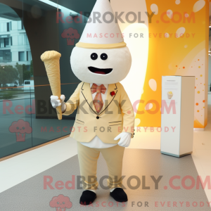 Maskot-karakter av en Cream...