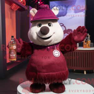 Postava maskota Maroon Sow...