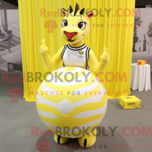 Mascottefiguur van een...