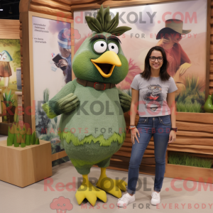 Mascot character of a Olive...