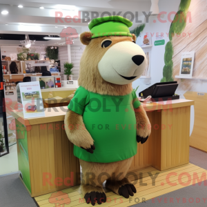 Mascot character of a Olive...