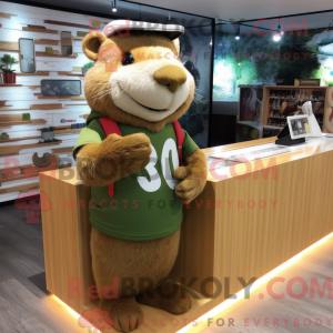 Mascot character of a Olive...