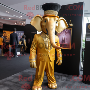 Mascot character of a Gold...