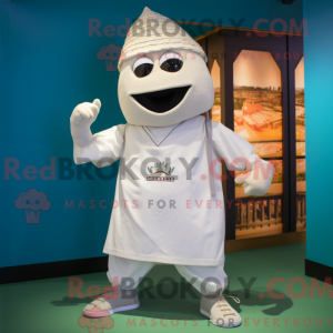 Mascot character of a White...