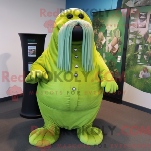 Mascot character of a Lime...