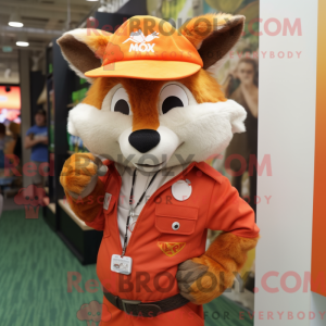 Mascot character of a Fox...