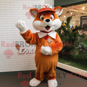 Mascot character of a Fox...