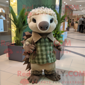 Mascot character of a Olive...