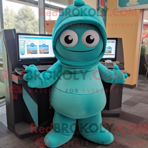 Mascottekarakter van een...