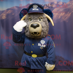 Mascot character of a Navy...