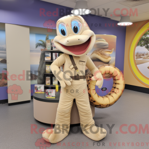 Mascottefiguur van een...