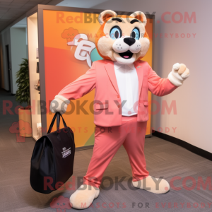 Maskottchen eines Peach...