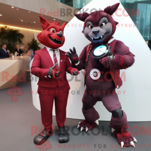 Mascot character of a...