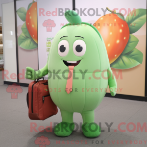 Postava maskota broskvové...