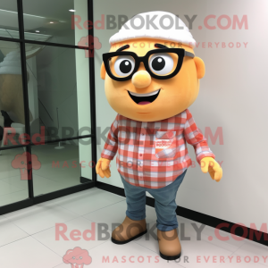 Mascot character of a Peach...