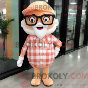 Mascot character of a Peach...