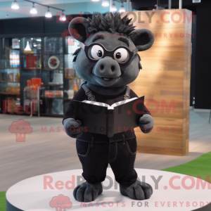 Mascot character of a Black...