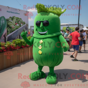 Máscara de rosto verde com...