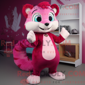 Maskot karakter af en...