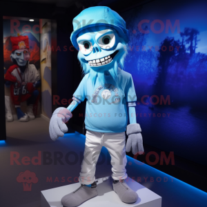 Sky Blue Undead maskot...