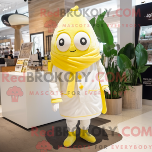 Mascot character of a White...
