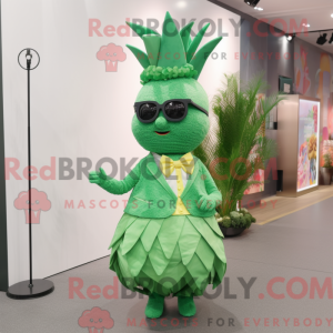 Mascot character of a Green...