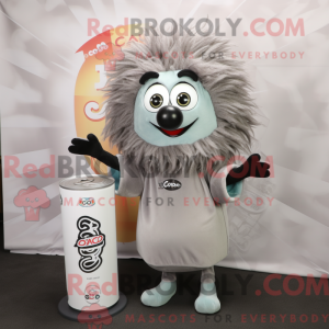 Mascot character of a Gray...