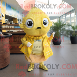 Mascot character of a Lemon...