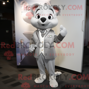 Maskot karakter af en Sølv...