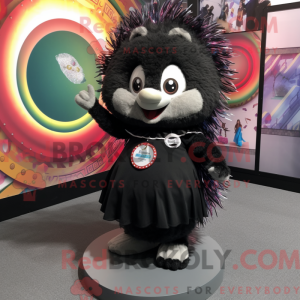 Mascot character of a Black...