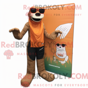 Mascot karakter van een...