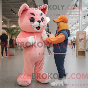 Mascot character of a Peach...