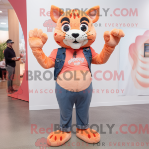 Mascot character of a Peach...