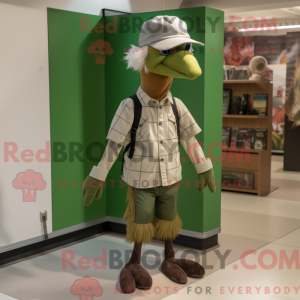 Mascot character of a Green...
