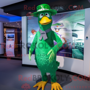 Mascot character of a Green...