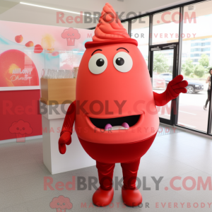 Mascot character of a Red...