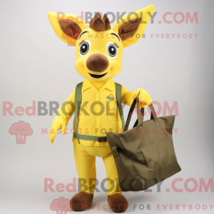 Personagem de máscara de um...