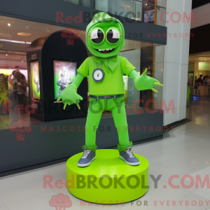 Mascot character of a Lime...